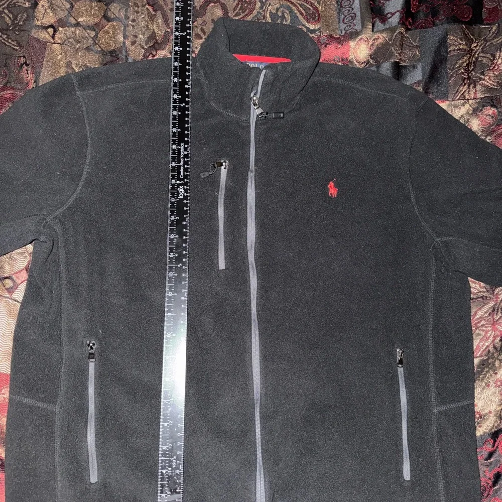 Polo Ralph Lauren Peformance Black Full Zip Up Fleece Lined Jacket